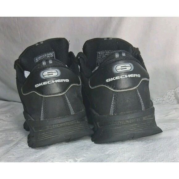 Vintage Skecher Sport Stamina Chunky Dad Shoe Y2k Black Leather Mens 8 Hiking main image 7